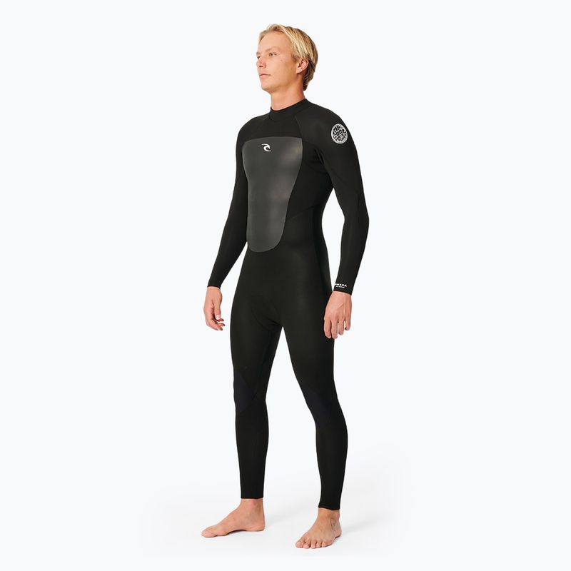 Men's Rip Curl Omega 3/2 mm Gb Bz Steamer black wetsuit 2