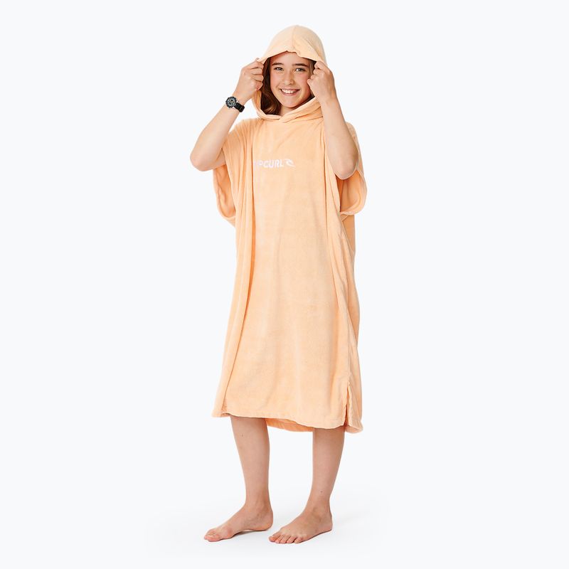 Rip Curl Classic Surf Hooded women's poncho peach 2