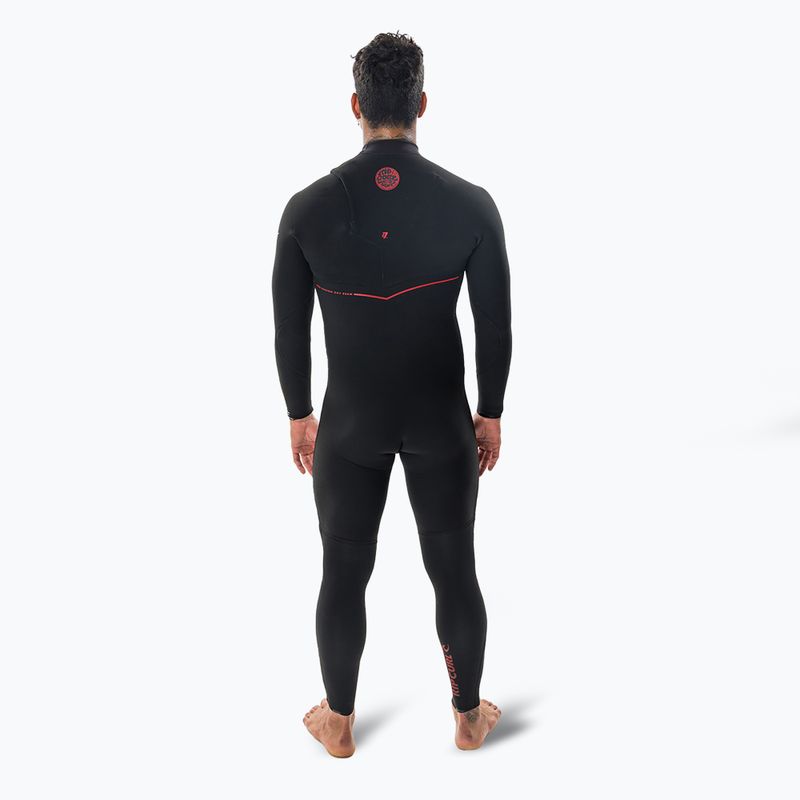 Rip Curl Flashbomb Fusion 4/3 mm Zip Free men's swimming foam black 2