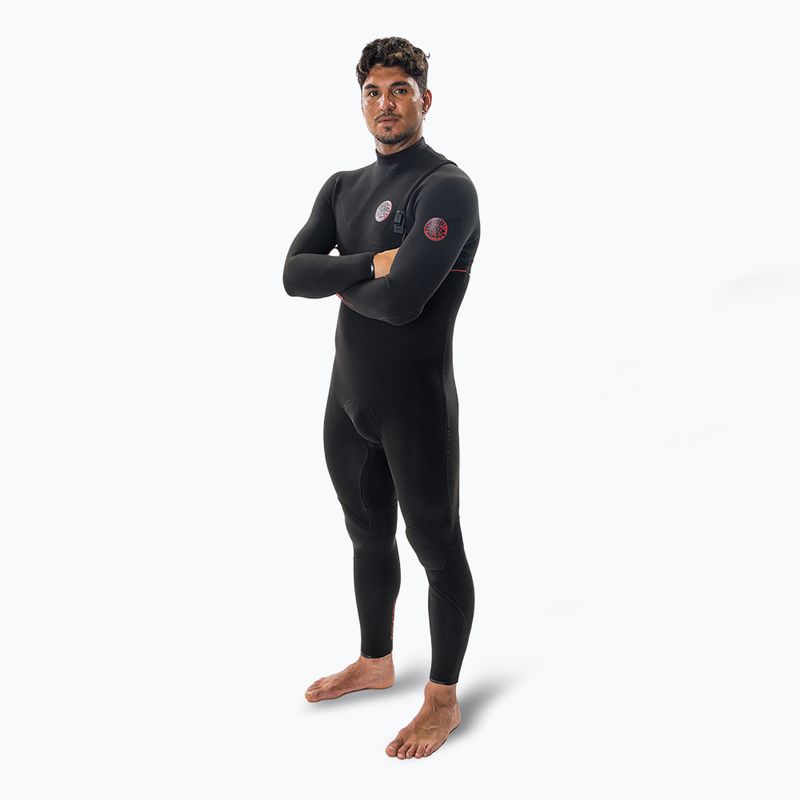 Rip Curl Flashbomb Fusion 4/3 mm Zip Free men's swimming foam black 3