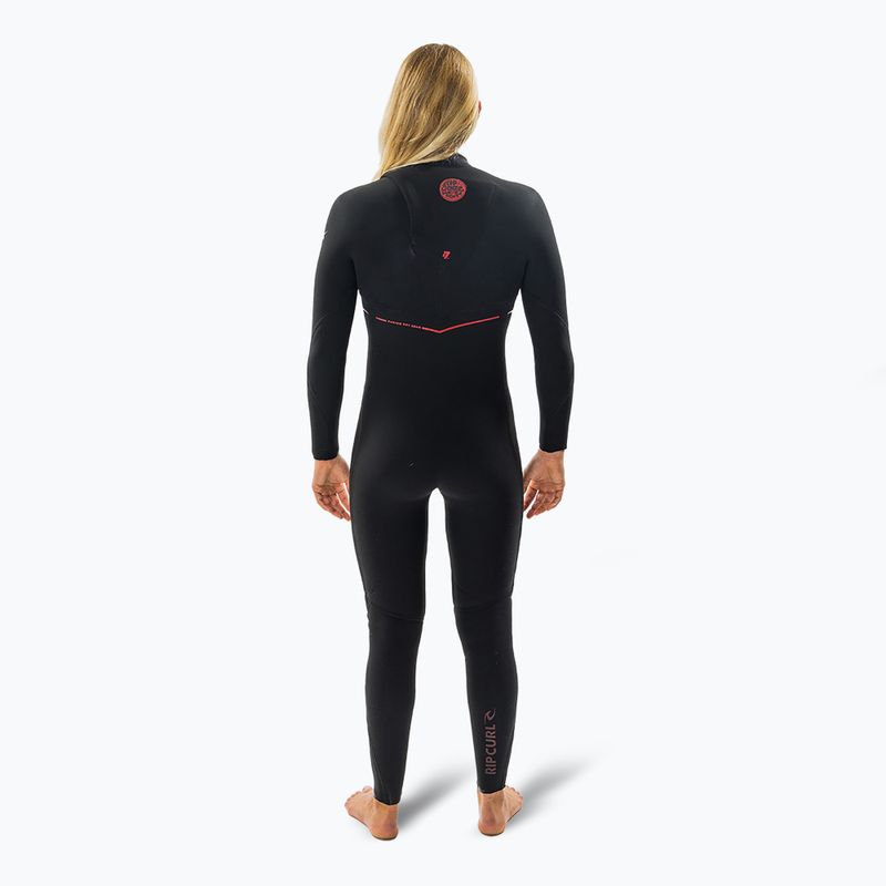 Women's Rip Curl Flashbomb Fusion 3/2 mm Zip Free Swim Foam Black 2