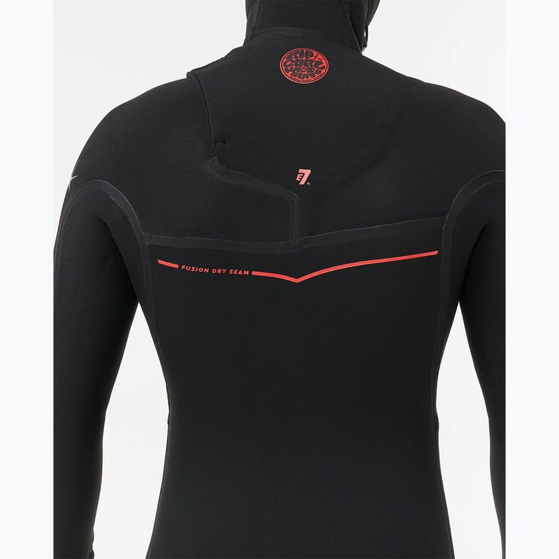 Men's wetsuit Rip Curl Flashbomb Fusion 5/3mm Zip Free black 5