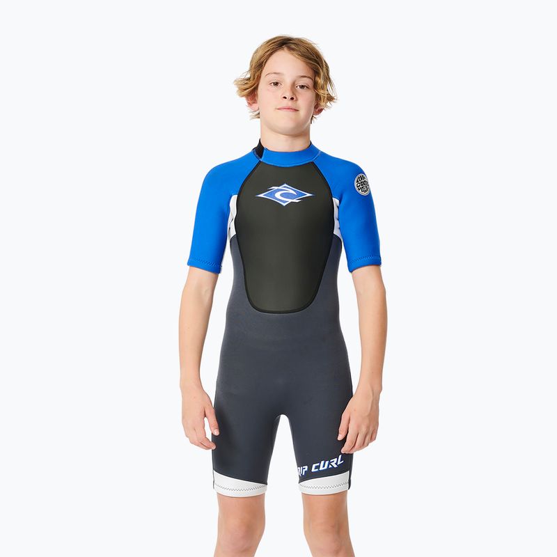 Rip Curl children's foam Omega Back Zip Spring 2 mm blue 8