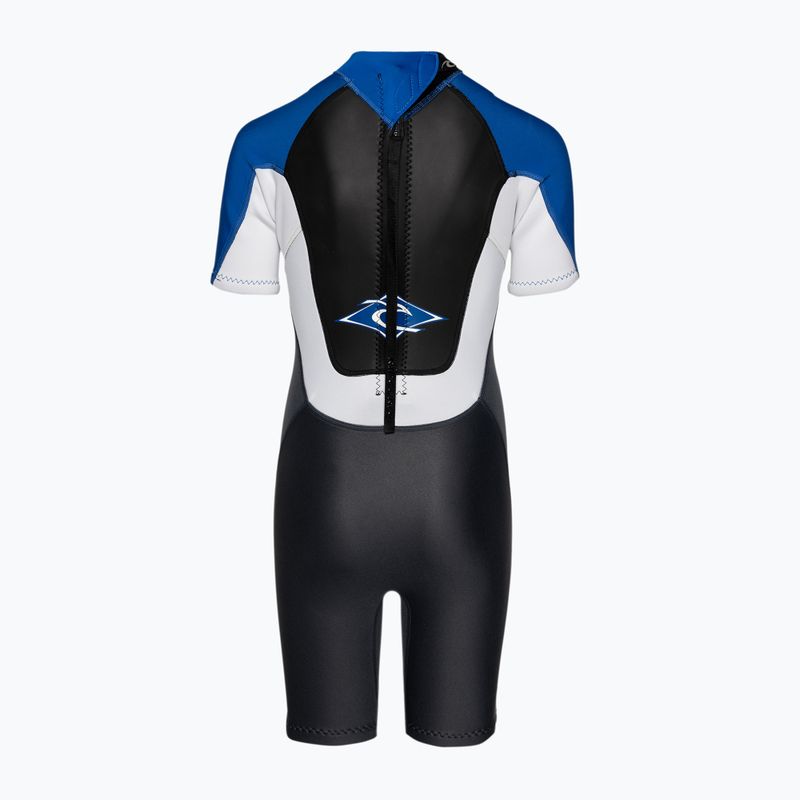Rip Curl children's foam Omega Back Zip Spring 2 mm blue 3