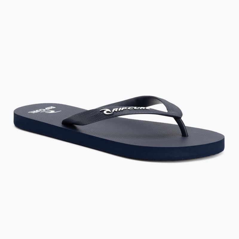 Men's Rip Curl Brand Logo Bloom flip flops navy