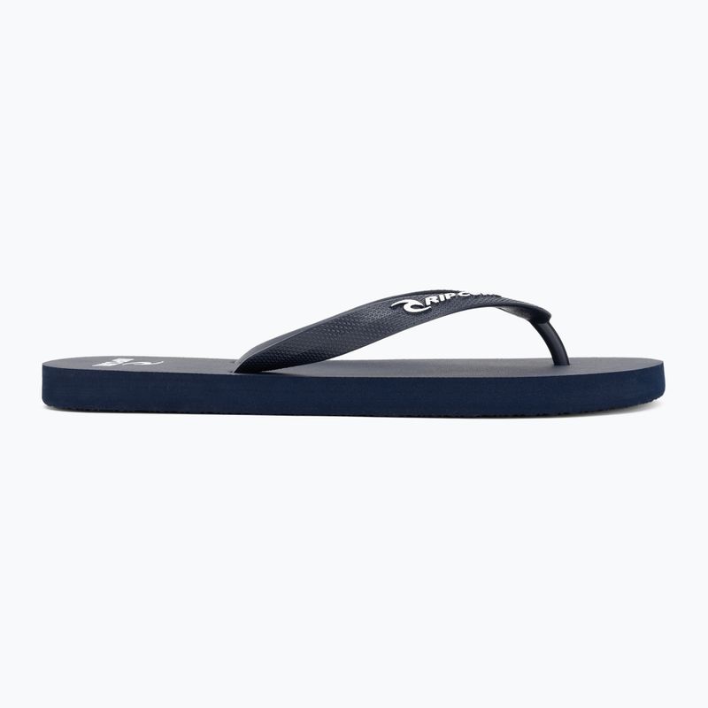 Men's Rip Curl Brand Logo Bloom flip flops navy 2