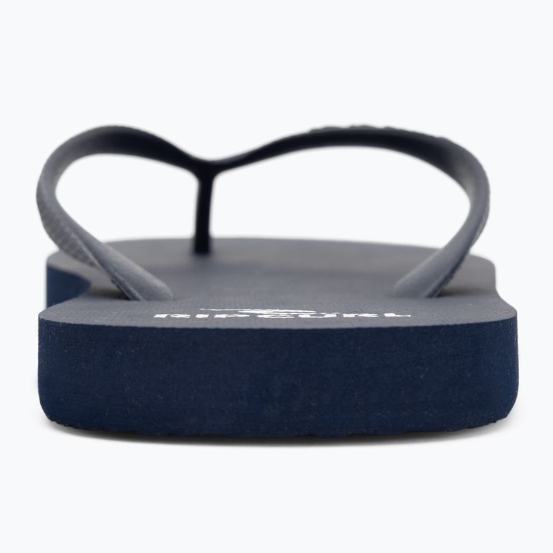 Men's Rip Curl Brand Logo Bloom flip flops navy 6