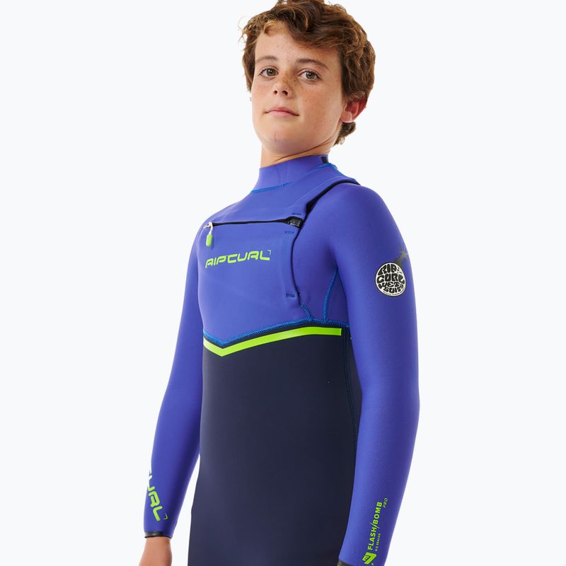 Rip Curl Flashbomb 4/3 mm Chest Zip wild berry children's swimming foam 5