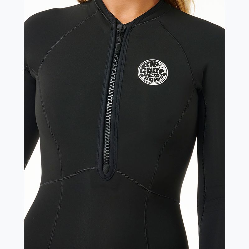 Women's wetsuit Rip Curl G-Bomb 1,5 mm Full Zip Springsuit black 6