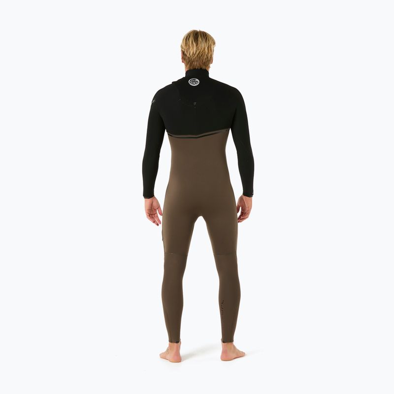 Men's Rip Curl E Bomb 4/3 mm Zip Free deep rock wetsuit 2