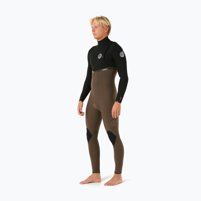 Men's Rip Curl E Bomb 4/3 mm Zip Free deep rock wetsuit 3