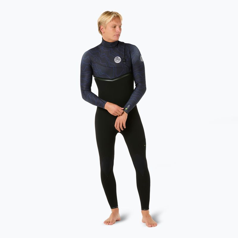 Rip Curl E Bomb 4/3 mm Zip Free wild berry men's wetsuit 3