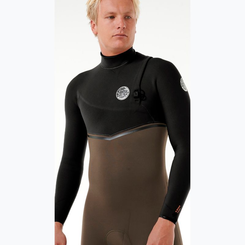 Men's Rip Curl E-Bomb 3/2 mm Zip Free sub deep rock wetsuit 3