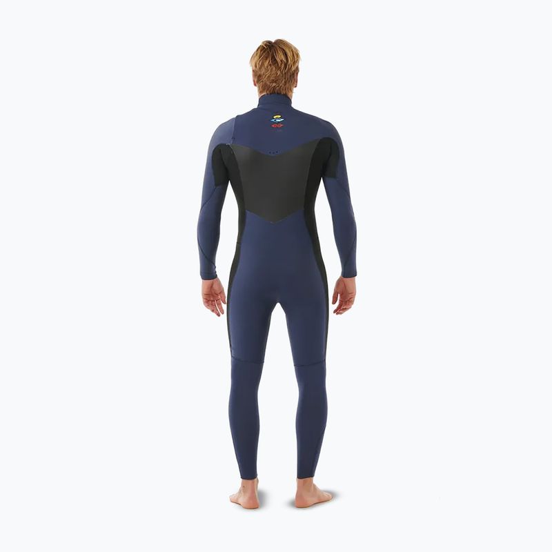 Men's Rip Curl Dawn Patrol 5/3mm Chest Zip swim wetsuit dark navy 2
