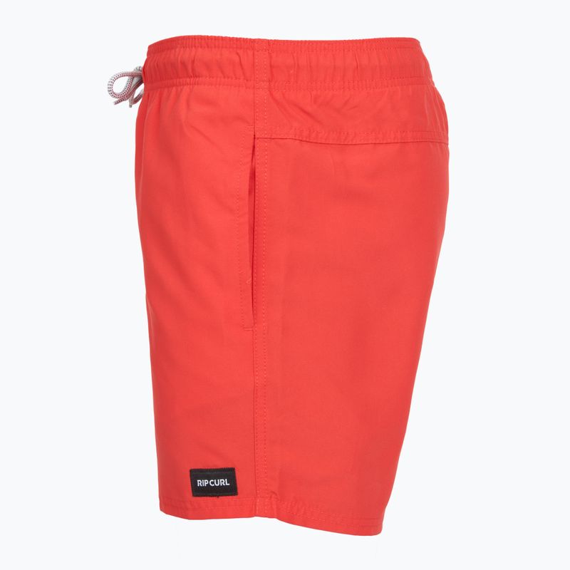 Men's swim shorts Rip Curl Offset Volley washed red 3