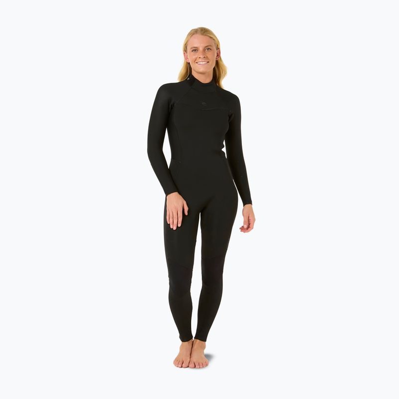 Women's swimming wetsuit Rip Curl Wms Dawn Patrol Bz 4/3 mm Black 4