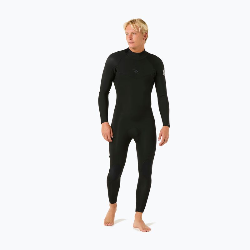 Men's wetsuit Rip Curl Dawn Patrol 4/3mm Back Zip black 4