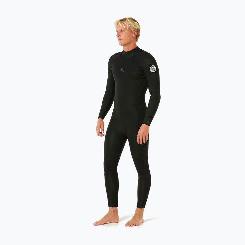 Men's swimming wetsuit Rip Curl Dawn Patrol Bz 3/2  mm black 4