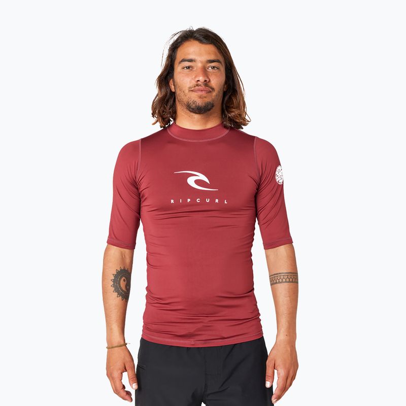 Men's Rip Curl Corps 4370 boron swim shirt 12JMRV