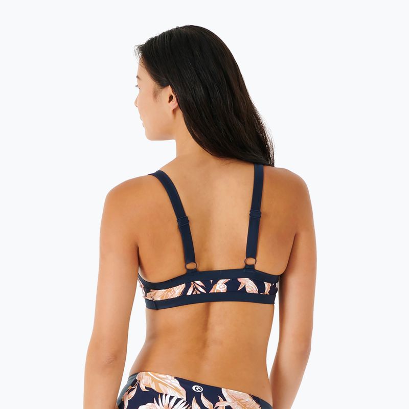 Rip Curl Mirage Colour Block Tri 49 swimsuit top navy blue 06VWSW 5