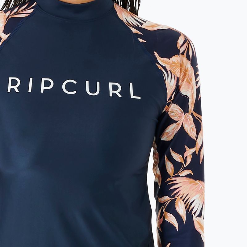 Rip Curl Always Summer Upf 50+ 49 women's swim shirt navy blue 147WRV 3