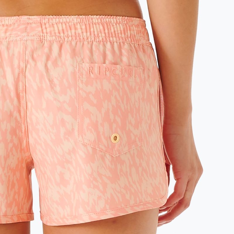Women's Rip Curl Classic Surf 3" Boardshort 281 pink and orange GBOAT9 3