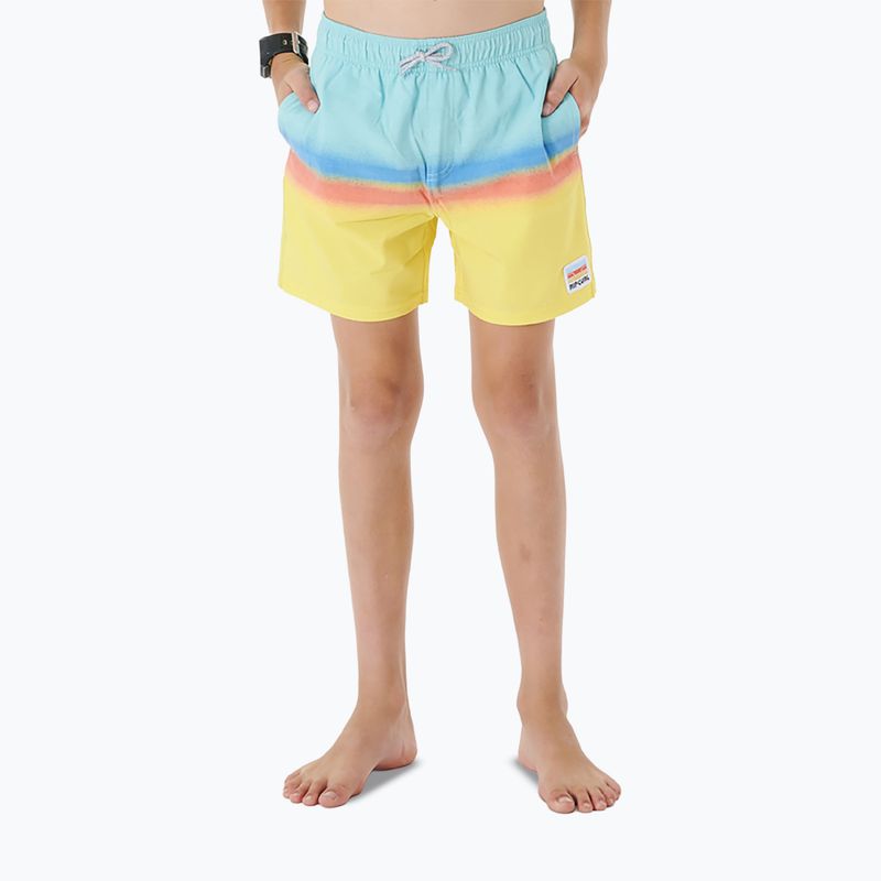Rip Curl Surf Revival Volley children's shorts 46 blue/yellow 027BBO