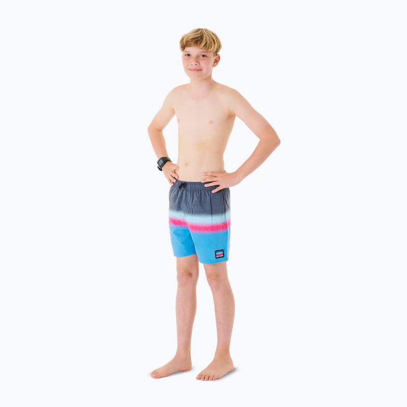Rip Curl Surf Revival Volley 90 children's shorts blue-grey 027BBO 2
