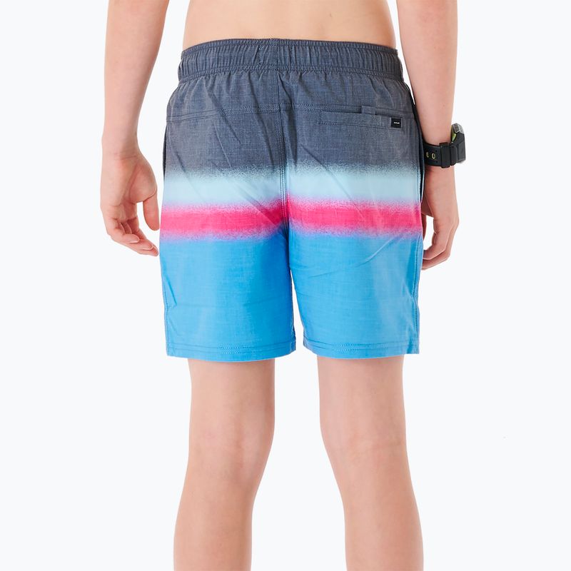 Rip Curl Surf Revival Volley 90 children's shorts blue-grey 027BBO 3