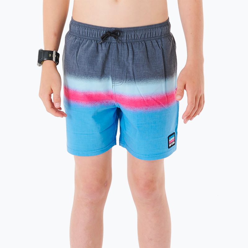 Rip Curl Surf Revival Volley 90 children's shorts blue-grey 027BBO 4