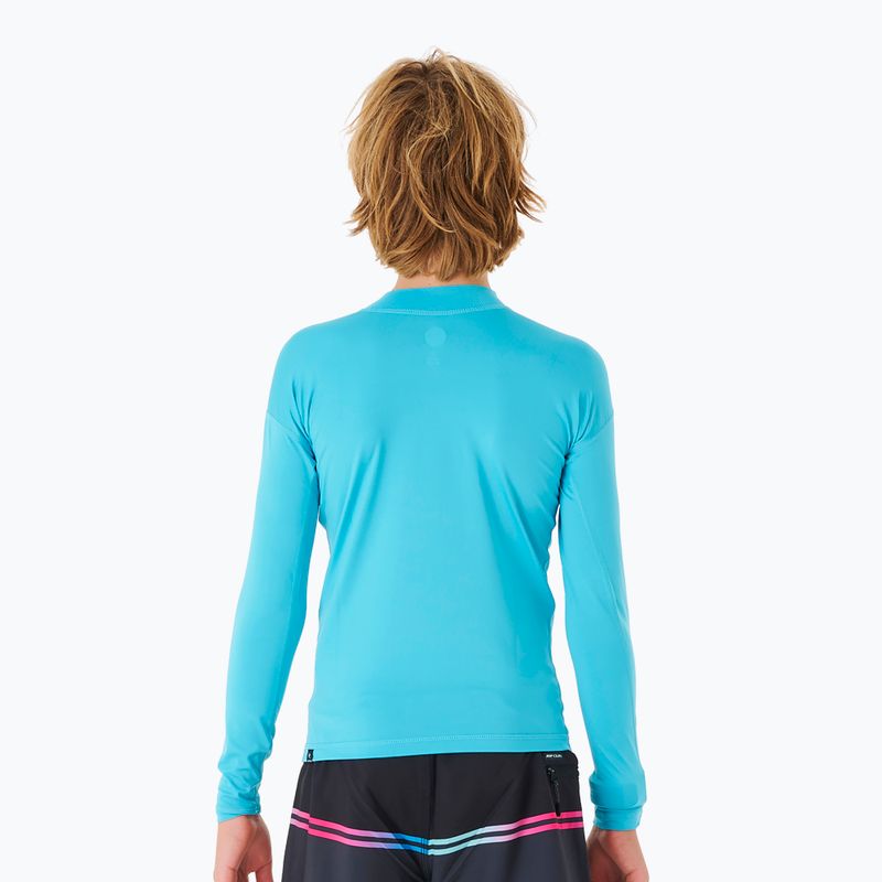 Rip Curl Corps Rash Vest 70 children's swim shirt blue 11MBRV 2