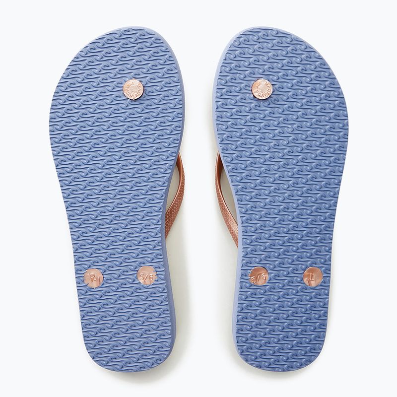 Rip Curl Oceans Together 70 blue women's flip flops 15RWOT 12