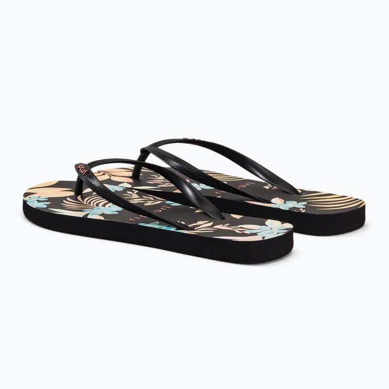 Women's Rip Curl Sun Dance 90 flip flops black 15TWOT 3