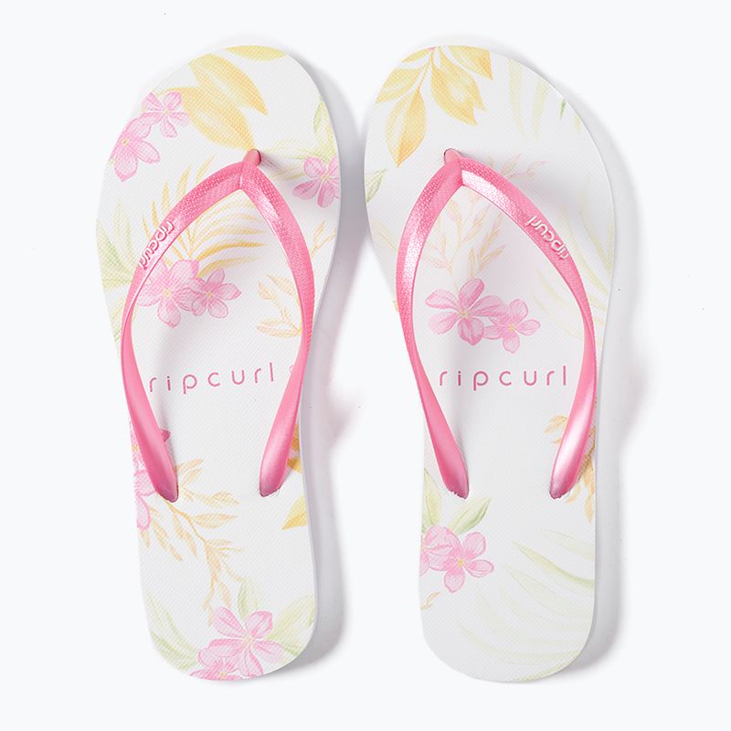 Women's Rip Curl Sun Dance 1000 flip flops white 15TWOT 10