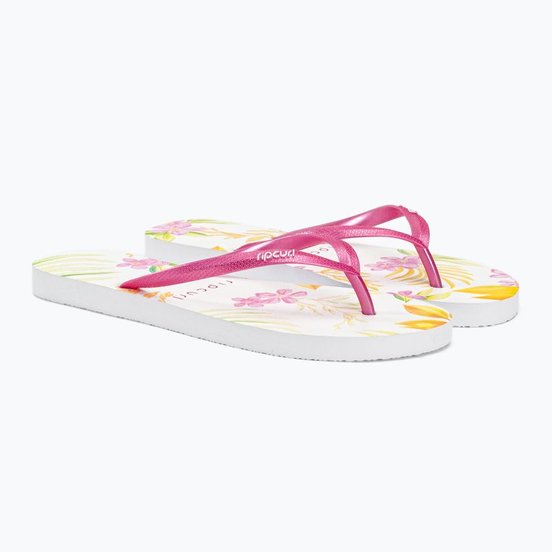 Women's Rip Curl Sun Dance 1000 flip flops white 15TWOT 4