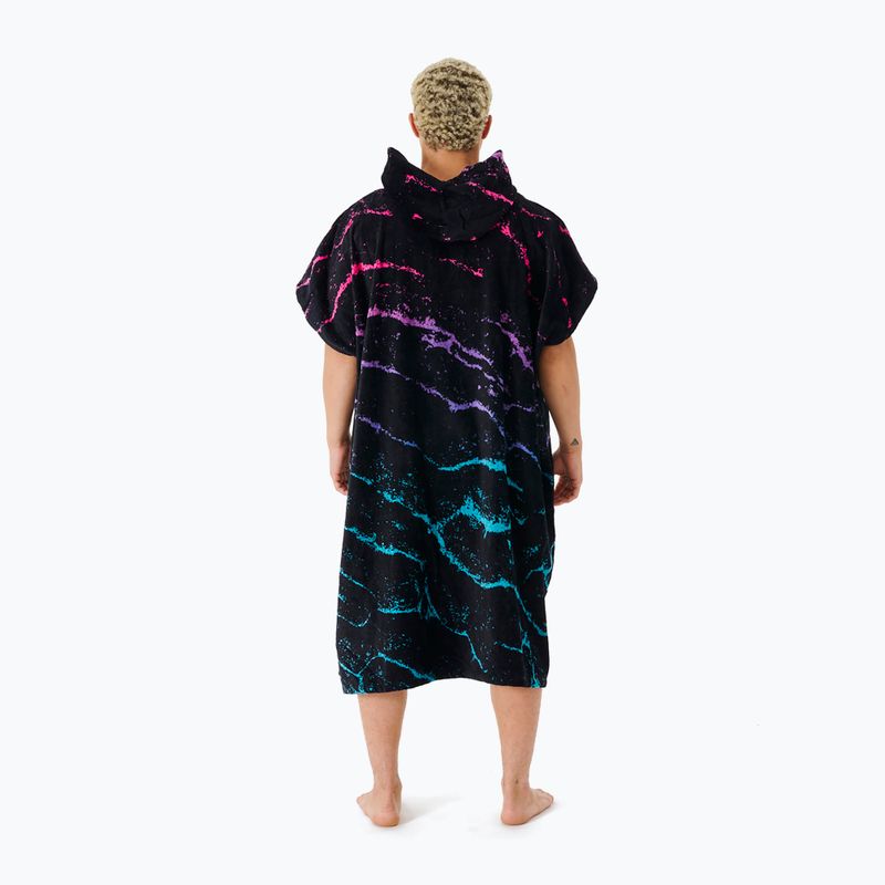 Men's Rip Curl Combo Print 107 black 006MTO poncho 2