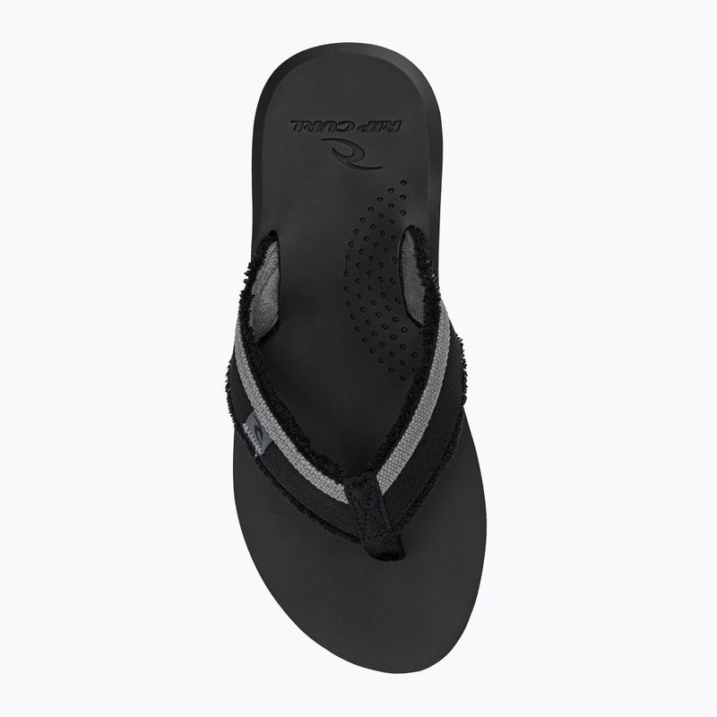 Men's Rip Curl Reactor Open Toe 90 flip flops black 19VMOT 6