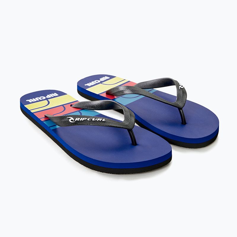 Men's Rip Curl Surf Revival Logo Open Toe 107 flip flops blue 19YMOT 9