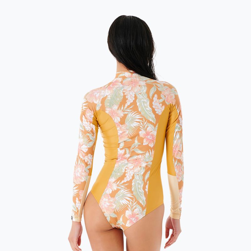 Rip Curl Always Summer Upf 50+ Surfsuit women's one-piece swimsuit 146 yellow 144WRV 2