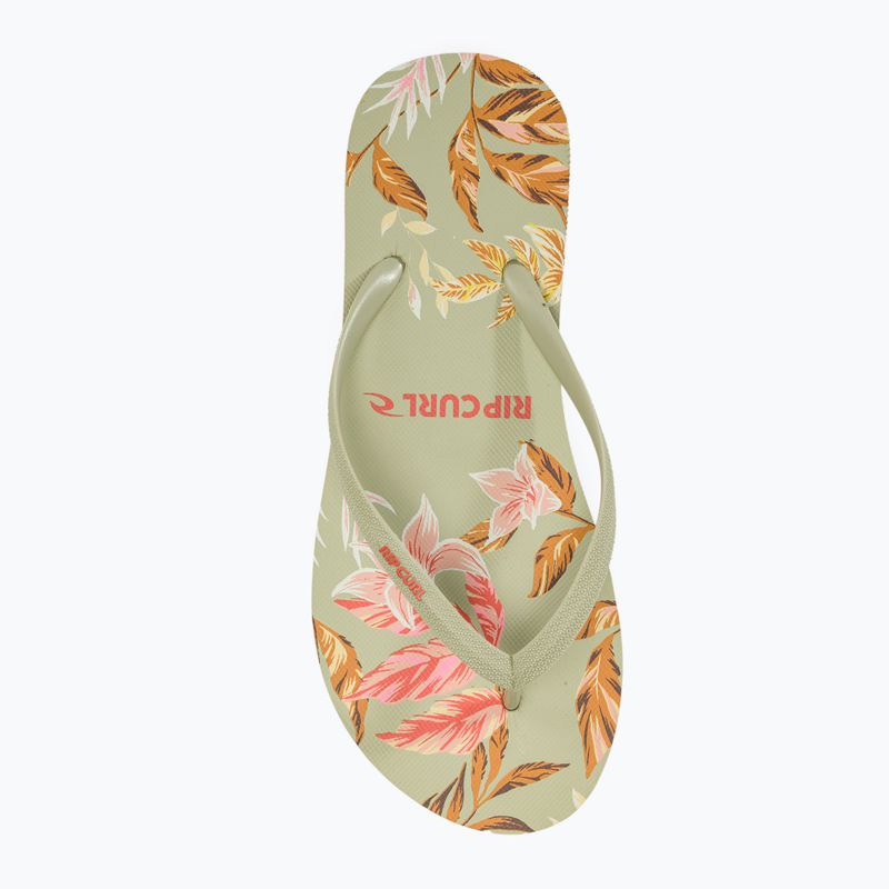 Women's Rip Curl La Isla Bloom Open Toe sand flip flops 5