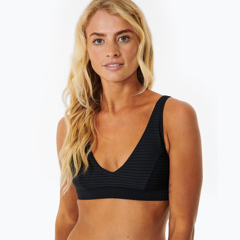 Rip Curl Premium Surf D-Dd Deep V swimsuit top black 4