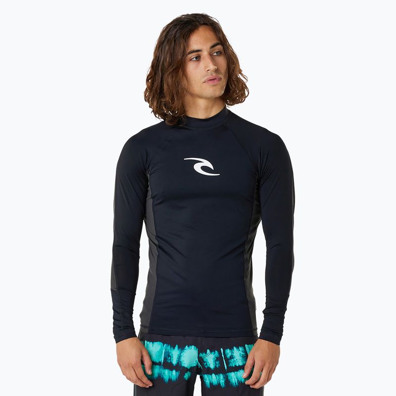 Men's Rip Curl Waves Upf Perf L/S swimming longsleeve black