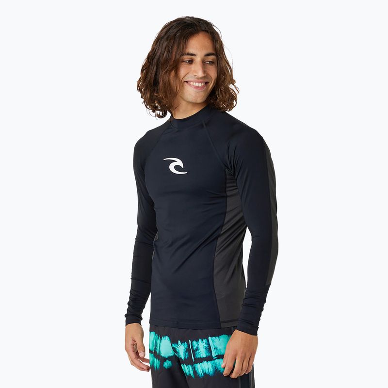 Men's Rip Curl Waves Upf Perf L/S swimming longsleeve black 3