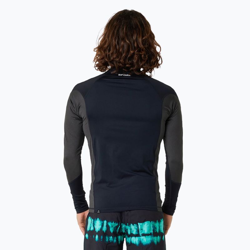 Men's Rip Curl Waves Upf Perf L/S swimming longsleeve black 4