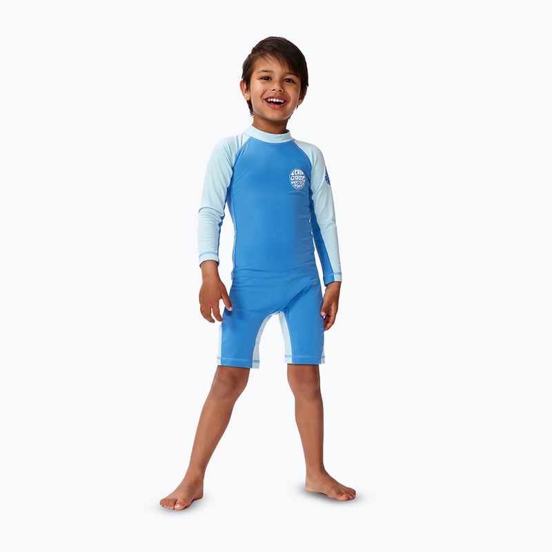 Children's UPF 50+ Rip Curl Icons UV Brushed Suit blue gum