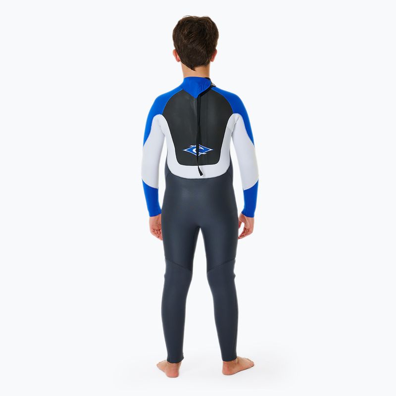 Rip Curl Omega 3/2 GB BZ blue children's wetsuit 3