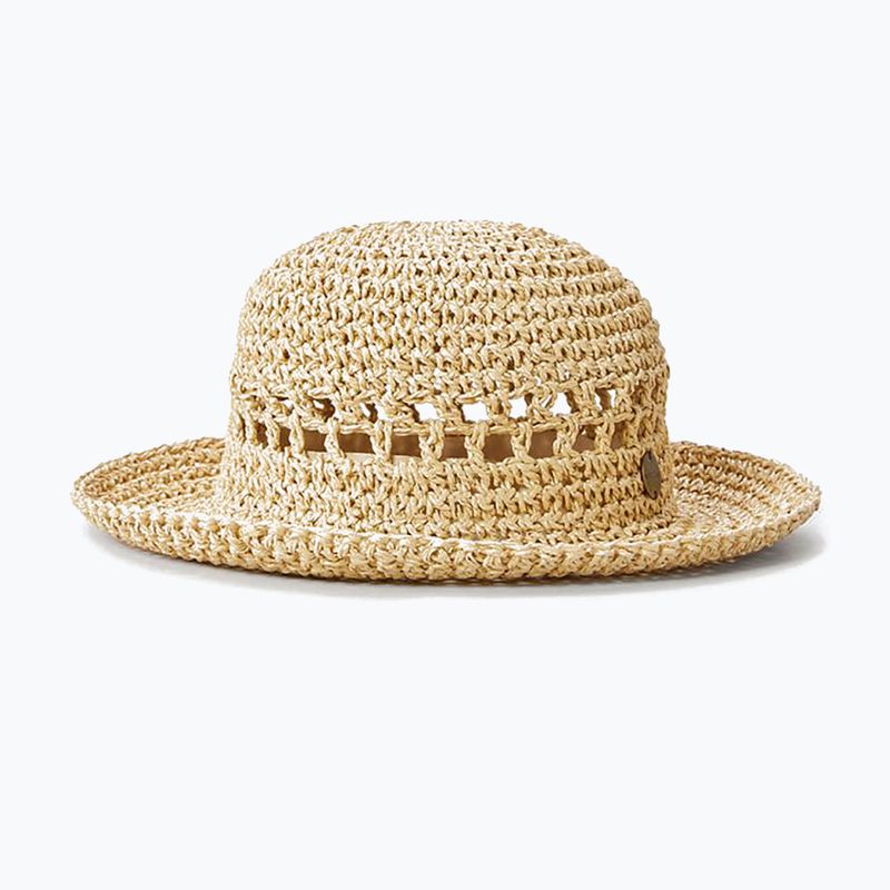 Women's Rip Curl Essentials Crochet Bucket hat natural 3