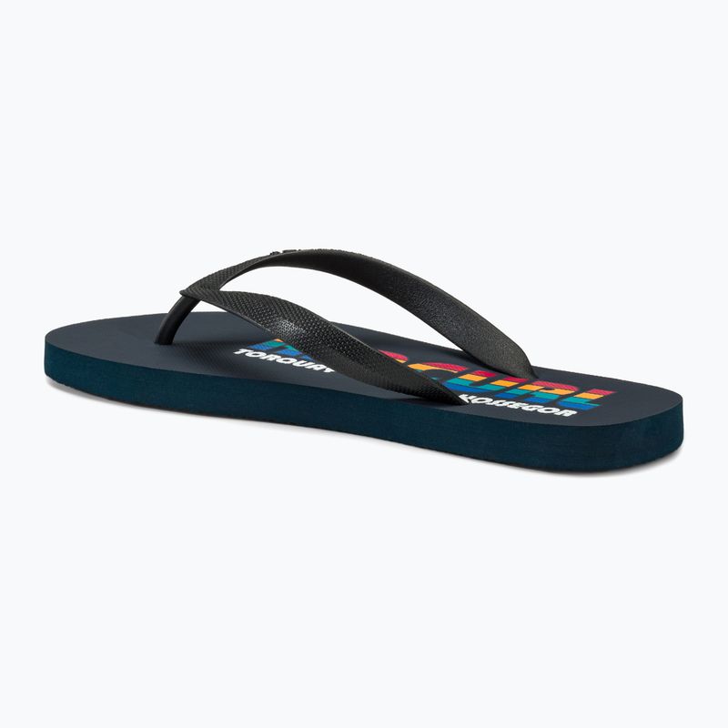 Men's Rip Curl Icons of Surf Bloom Open Toe flip flops navy/red 3