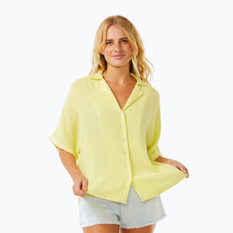 Women's Rip Curl Premium Surf bright yellow shirt 4