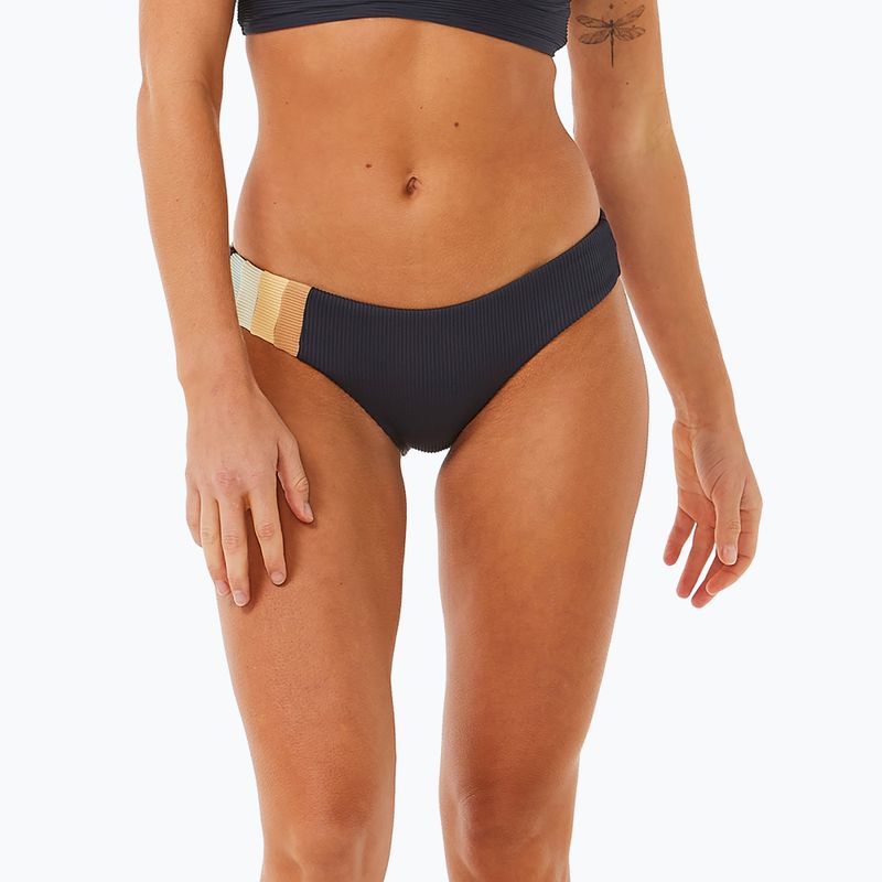 Rip Curl Block Party Spliced Cheeky Hip swimsuit bottom navy 5